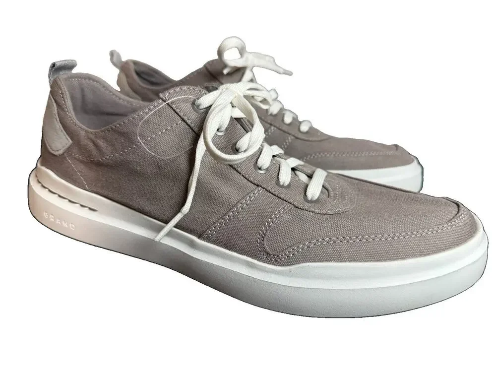 Cole Haan Men's GrandPro Rally Canvas Court Sneaker Grey Men’s 10M